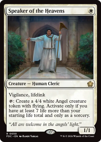 Speaker of the Heavens [Foundations Commander]