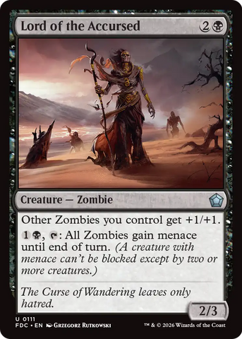 Lord of the Accursed [Foundations Commander]