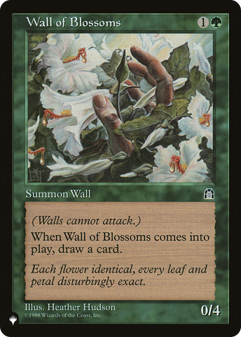 Wall of Blossoms [The List Reprints]