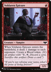 Voldaren Epicure [The List Reprints]