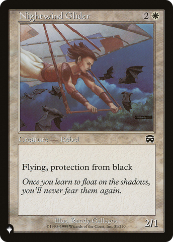 Nightwind Glider [The List Reprints]