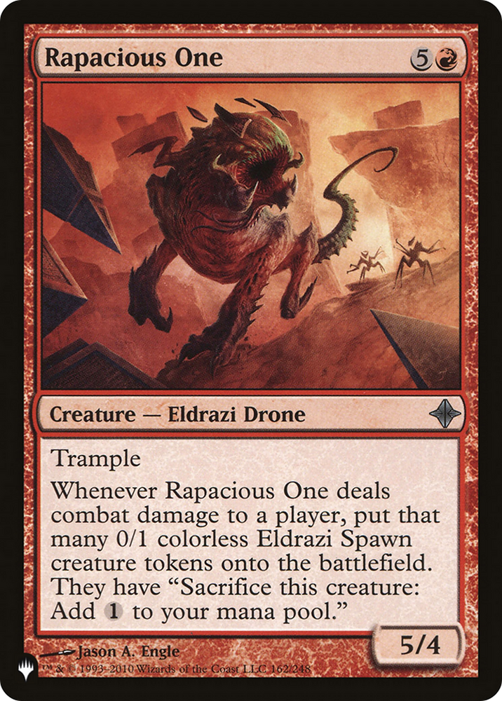 Rapacious One [The List Reprints]