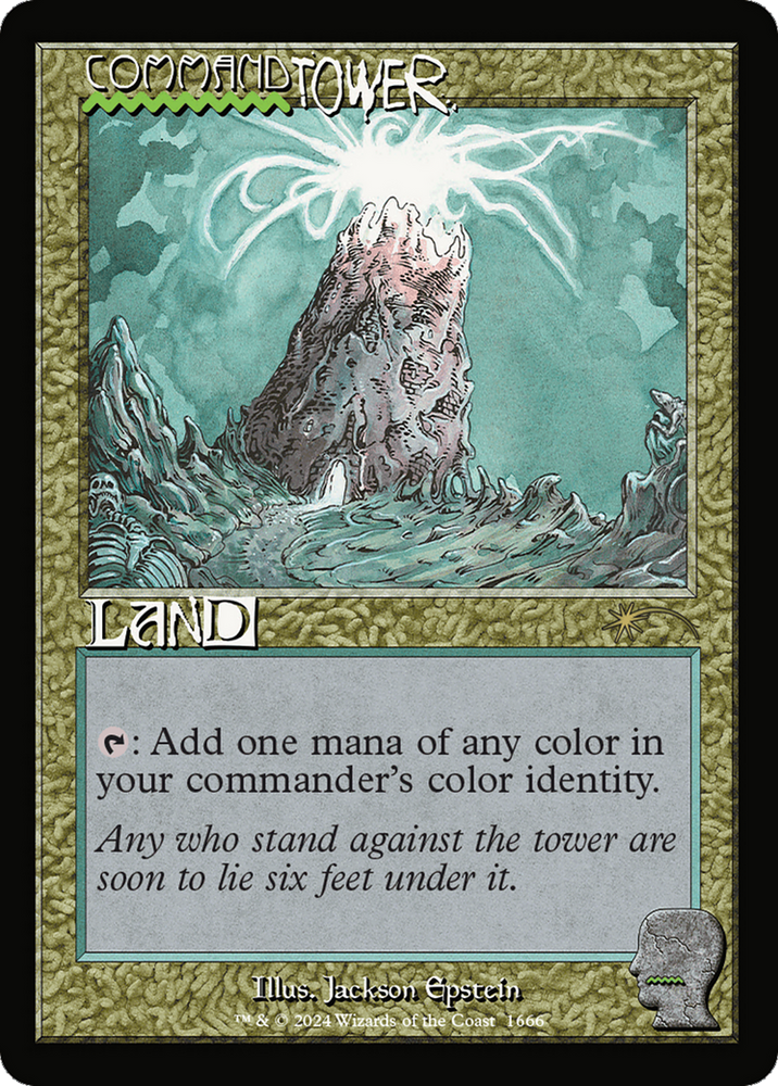 Command Tower (1666) (Rainbow Foil) [Secret Lair Drop Series]