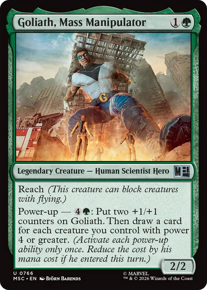 Goliath, Mass Manipulator [Marvel Super Heroes Commander]