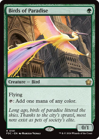 Birds of Paradise [Foundations Commander]