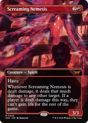 Screaming Nemesis (Borderless) [Duskmourn: House of Horror]