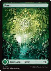 Forest (276) - Full Art [Duskmourn: House of Horror]