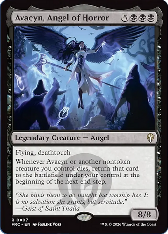 Avacyn, Angel of Horror [Reality Fracture Commander]