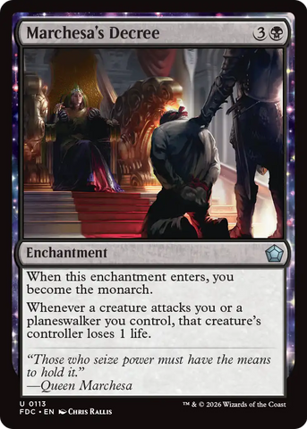 Marchesa's Decree [Foundations Commander]
