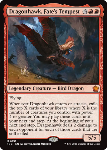 Dragonhawk, Fate's Tempest [Foundations Commander]