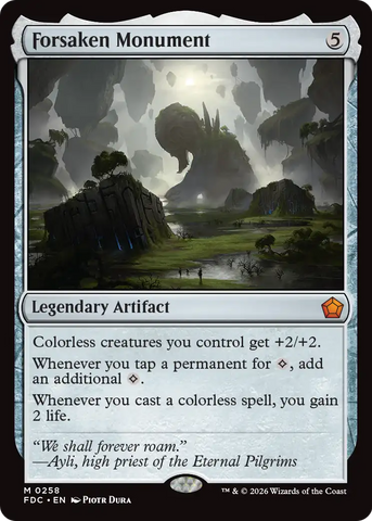 Forsaken Monument [Foundations Commander]