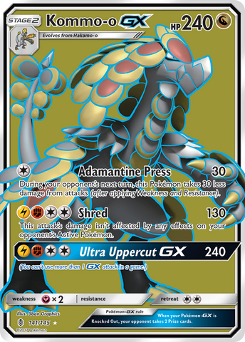 Kommo-o GX (141/145) [Sun & Moon: Guardians Rising]