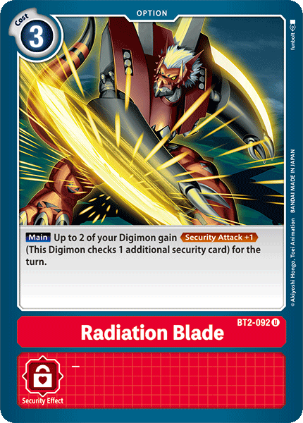 Radiation Blade [BT2-092] [Release Special Booster Ver.1.0]