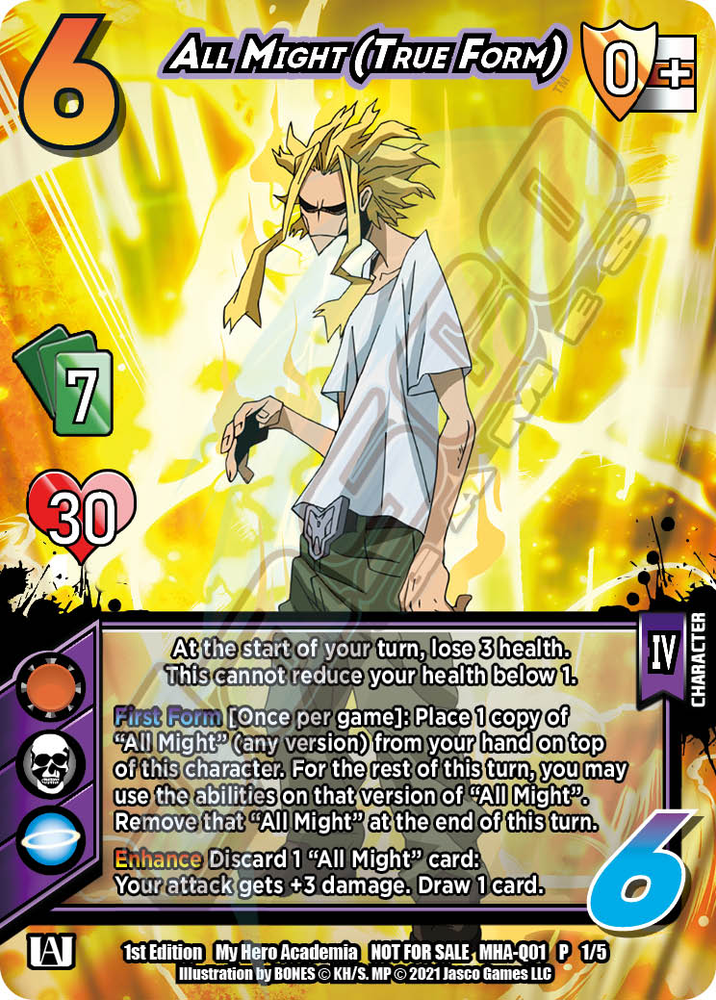 All Might (True Form) [Series 1 Quirk Pack]