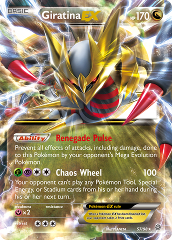 Giratina EX (57/98) [XY: Ancient Origins]