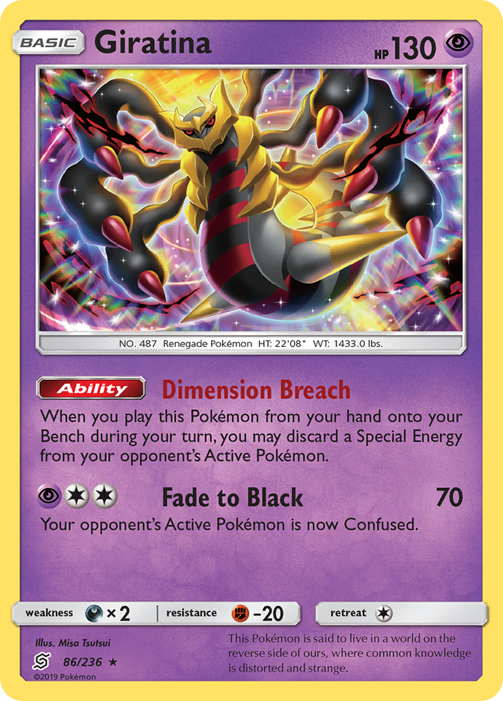 Giratina (86/236) [Sun & Moon: Unified Minds]