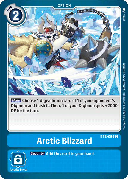 Arctic Blizzard [BT2-094] [Release Special Booster Ver.1.5]
