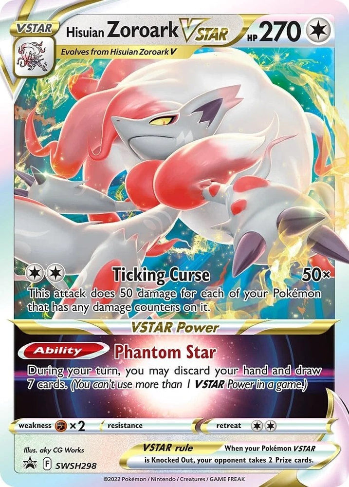 Hisuian Zoroark VSTAR (SWSH298) [Sword & Shield: Black Star Promos]