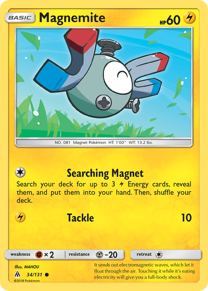 Magnemite (34/131) [Sun & Moon: Forbidden Light]