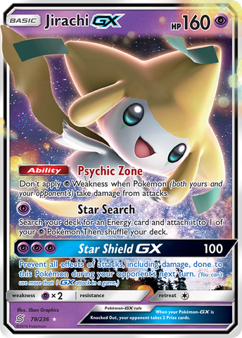 Jirachi GX (79/236) [Sun & Moon: Unified Minds]