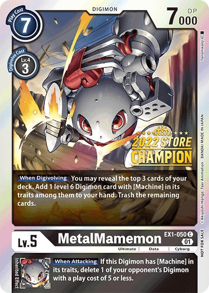 MetalMamemon [EX1-050] (2022 Store Champion) [Classic Collection Promos]