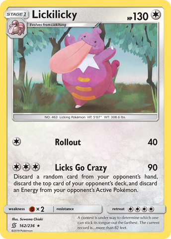 Lickilicky (162/236) [Sun & Moon: Unified Minds]