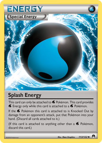 Splash Energy (113/122) [XY: BREAKpoint]