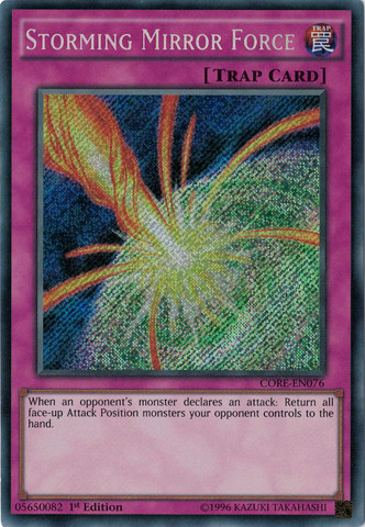 Storming Mirror Force [CORE-EN076] Secret Rare