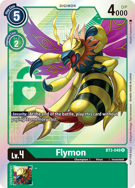 Flymon [BT3-049] (Buy-A-Box Promo) [Release Special Booster Ver.1.5 Promos]