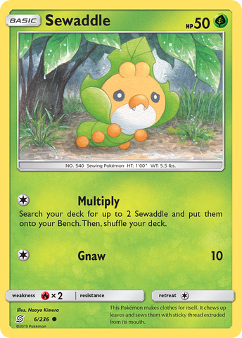 Sewaddle (6/236) [Sun & Moon: Unified Minds]