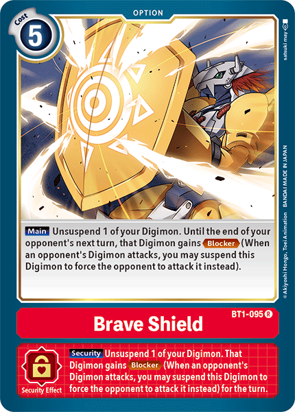 Brave Shield [BT1-095] [Release Special Booster Ver.1.5]