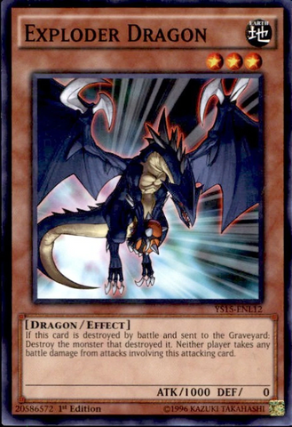 Exploder Dragon [YS15-ENL12] Shatterfoil Rare