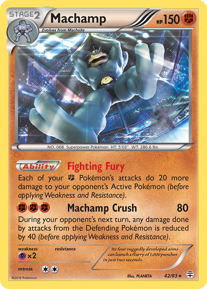 Machamp (42/83) [XY: Generations]