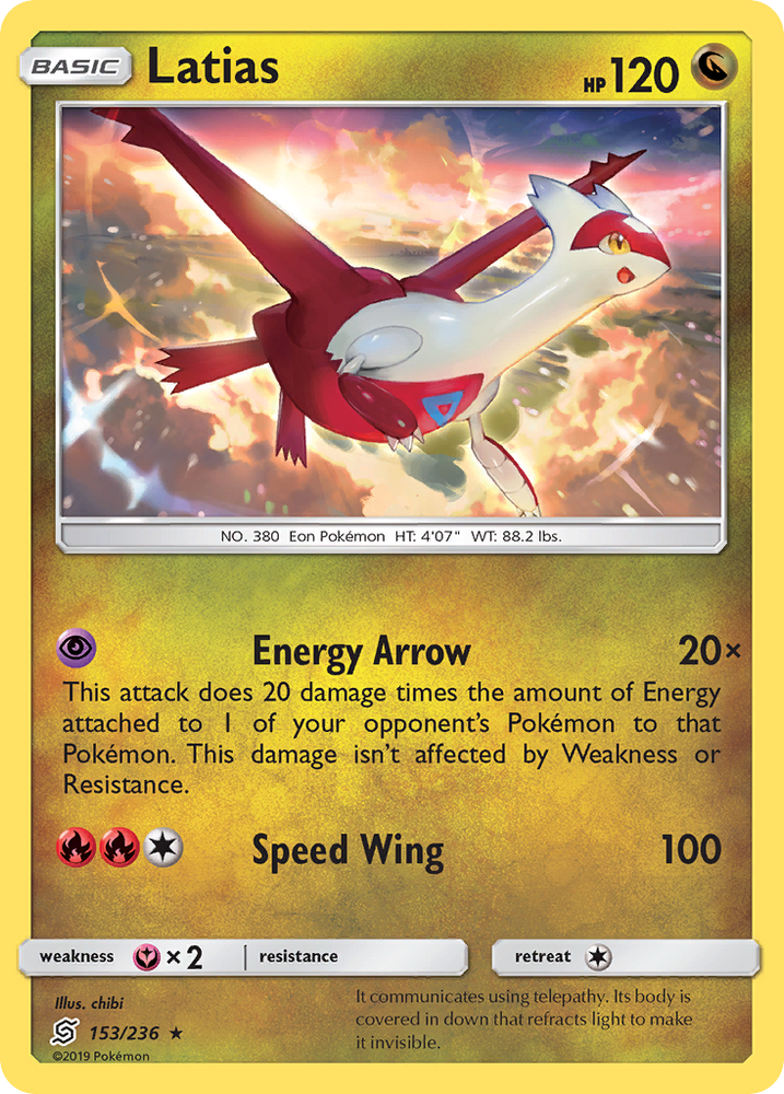 Latias (153/236) [Sun & Moon: Unified Minds]