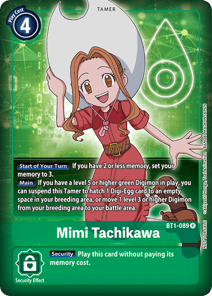 Mimi Tachikawa [BT1-089] (Buy-A-Box Promo) [Release Special Booster Ver.1.0 Promos]