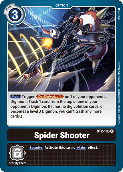 Spider Shooter [BT2-105] [Release Special Booster Ver.1.0]