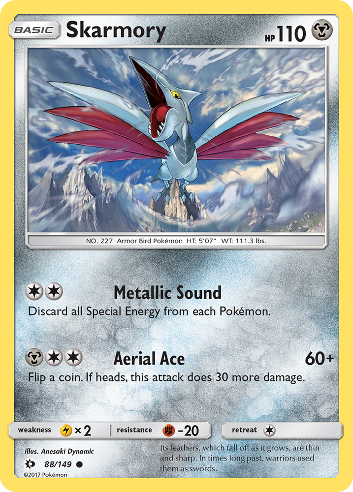 Skarmory (88/149) [Sun & Moon: Base Set]