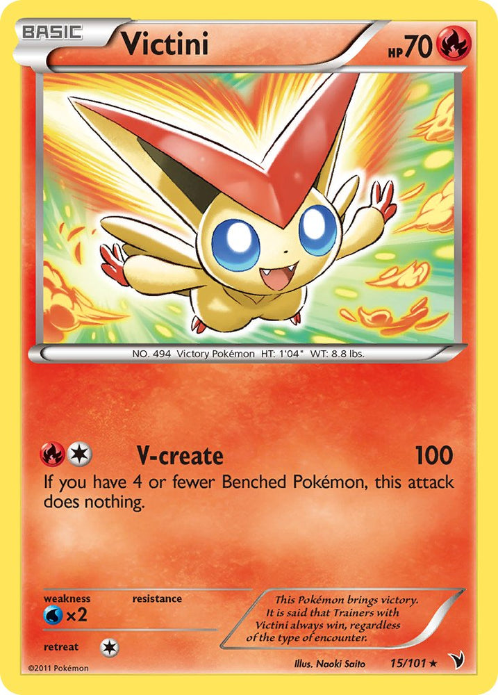 Victini (15/101) (Theme Deck Exclusive) [Black & White: Noble Victories]