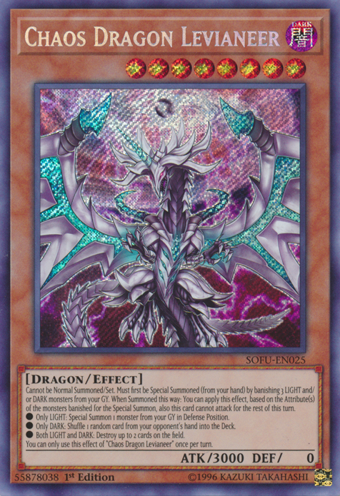 Chaos Dragon Levianeer [SOFU-EN025] Secret Rare