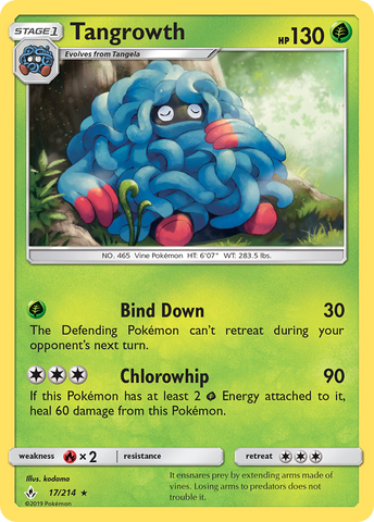 Tangrowth (17/214) [Sun & Moon: Unbroken Bonds]