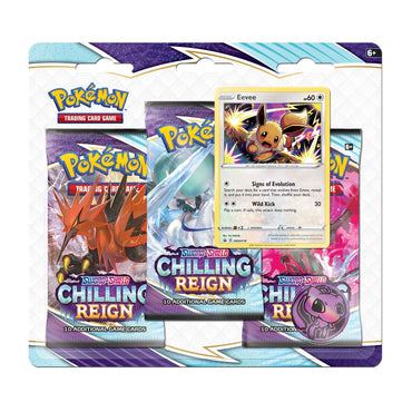 Sword & Shield: Chilling Reign - 3-Pack Blister (Eevee)