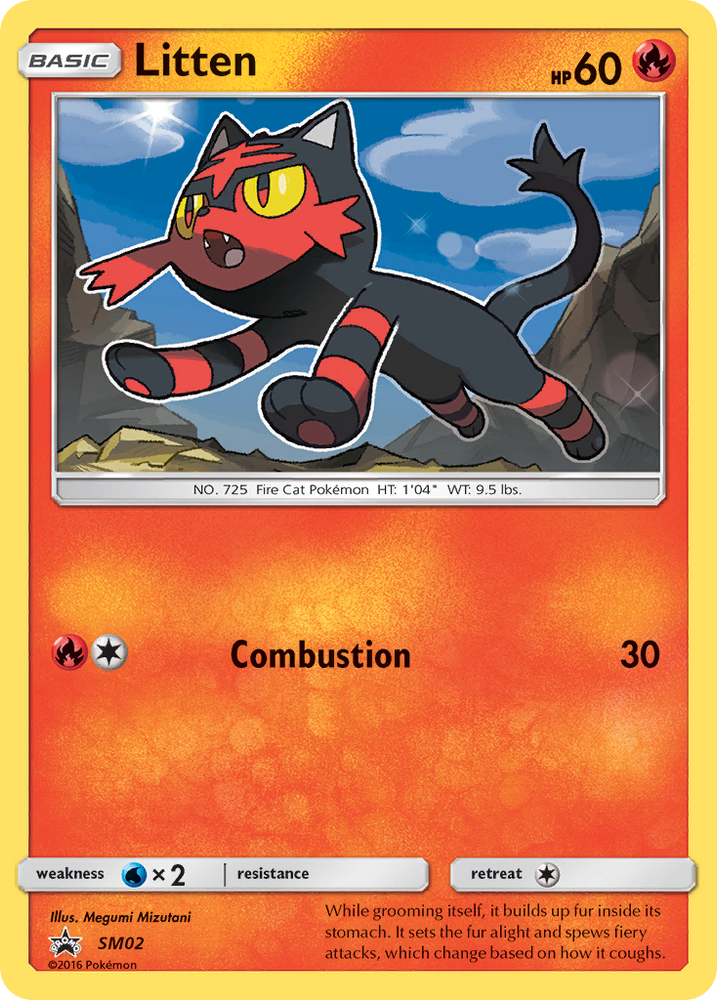 Litten (SM02) [Sun & Moon: Black Star Promos]