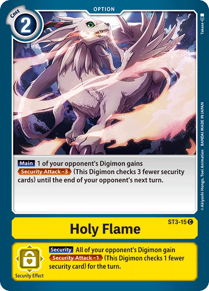 Holy Flame [ST3-15] [Starter Deck: Heaven's Yellow]